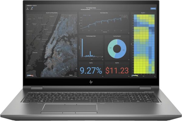 لپ تاپ استوک HP ZBook Fury 17 G7 4k Touch core i7-1075H 32GB-512GB 4GB NVIDIA QUADRO T1000 17.3" FULL HD