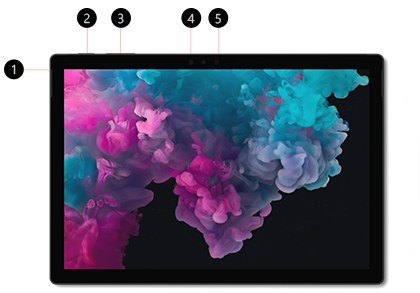 لپ تاپ استوک Microsoft Surface 6 core i5-8350U 8G5B-256GB intel IRIS PLUS 12.3″ full hd