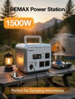 پاور استیشن ۱۵۰۰ وات REMAX RPP-569 | نیروگاه قابل حمل با شارژ خورشیدی و موج سینوسی خالص - Image 3